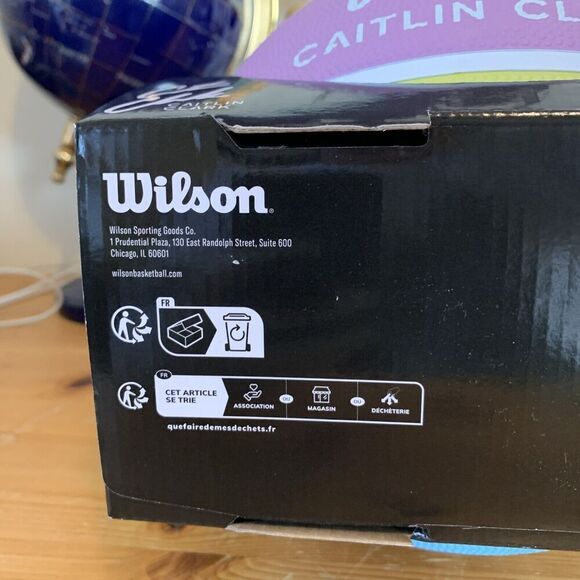 Wilson Caitlin Clark Inspire WNBA Basketball Sz 6 Rookie Of The Year Pink Purple - Picture 4 of 5